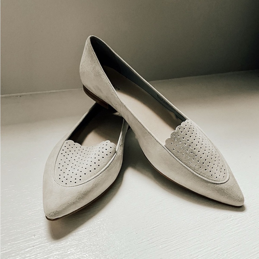 Cole Haan Women's Allison Skimmer Perforated Pointed Flats — New